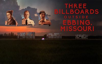 Three billboards outside